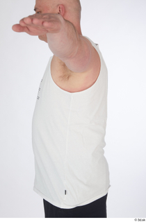 Yury dressed sports upper body white tank top 0003.jpg